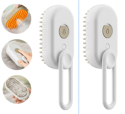 Cat Steam Brush Steamy Dog Brush 3 In 1 Electric Spray